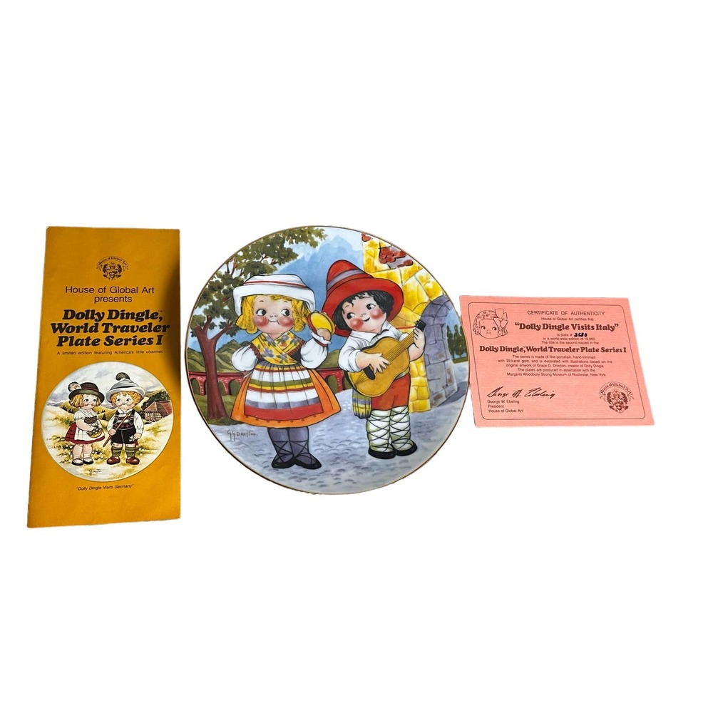 Dolly Dingle Visits Italy World Traveler‎ Plate Series